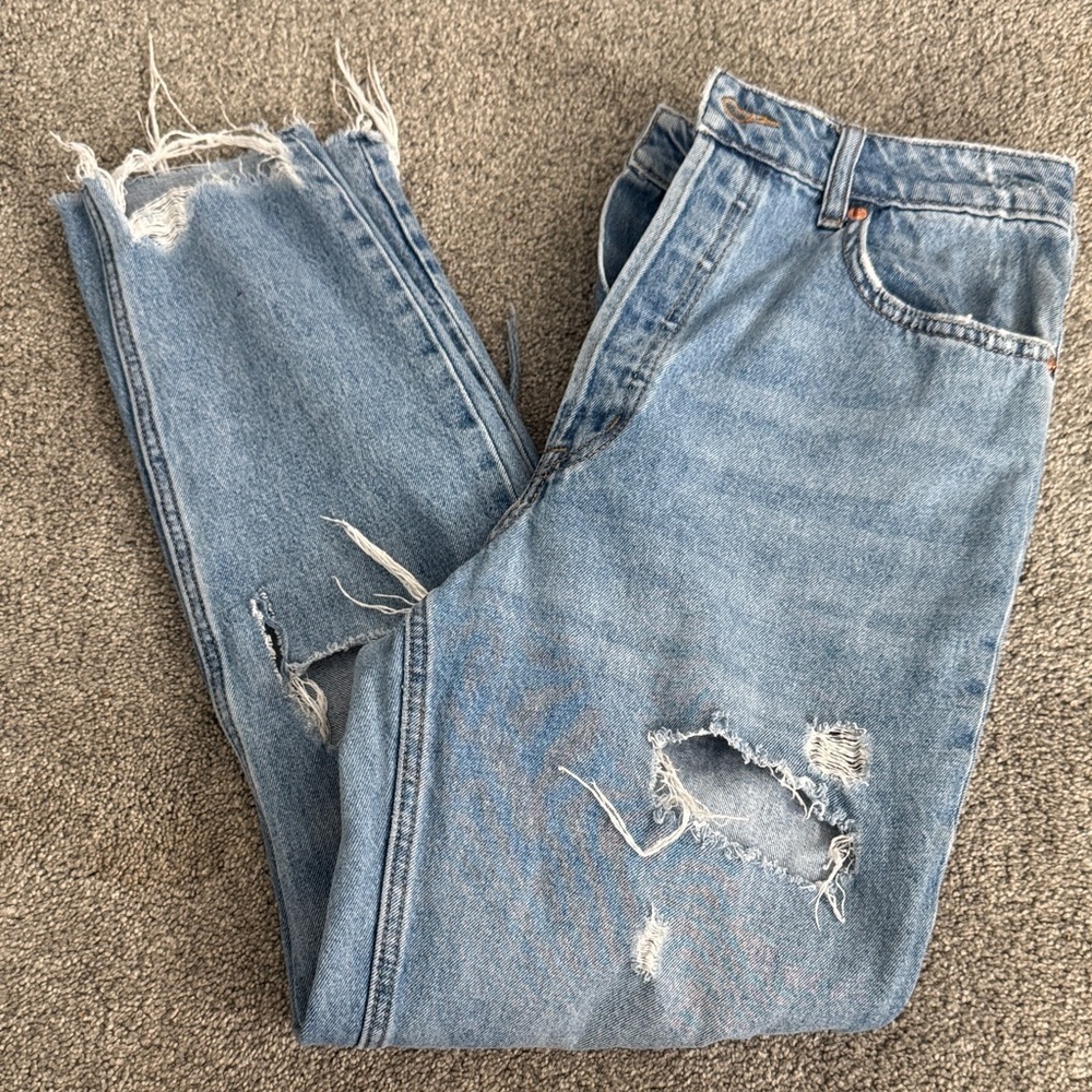 Light Blue Distressed Women’s Jeans